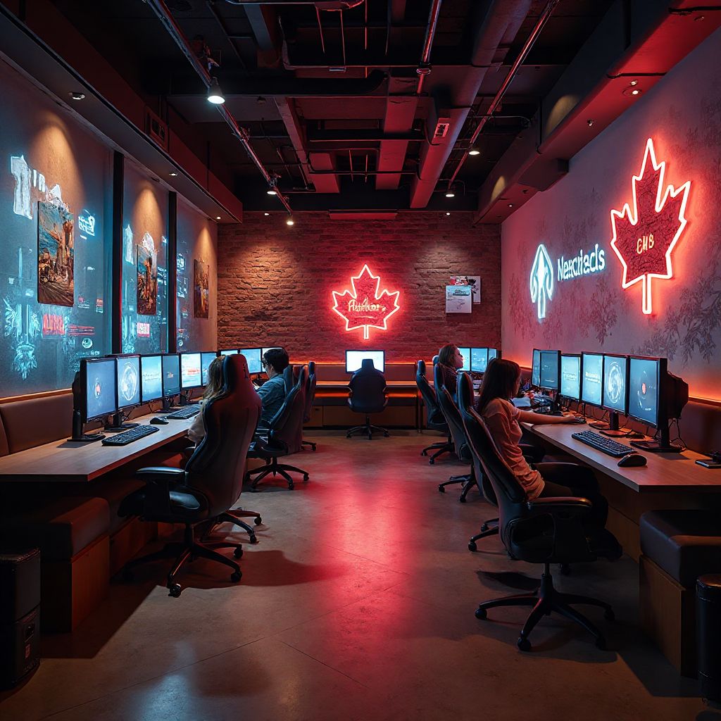 ByteBistro gaming space interior