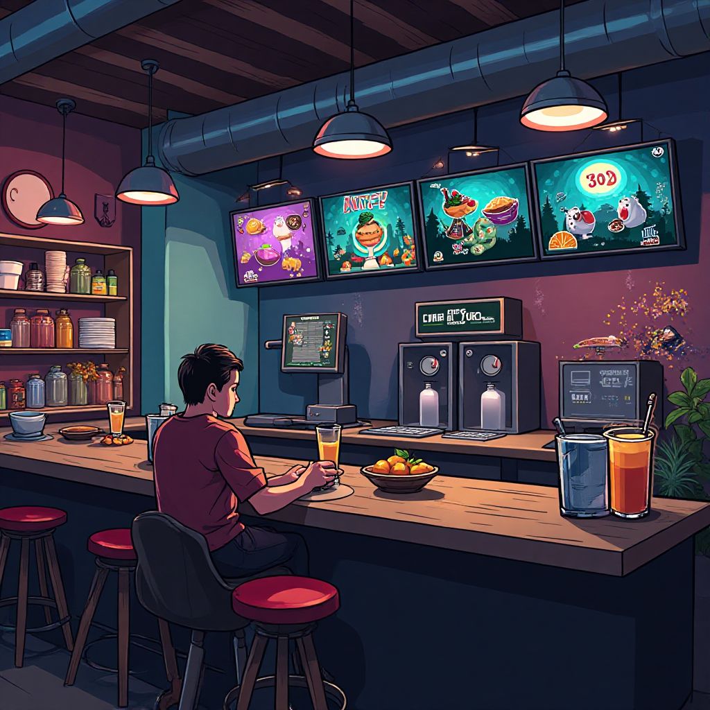 Cafe and refreshments area