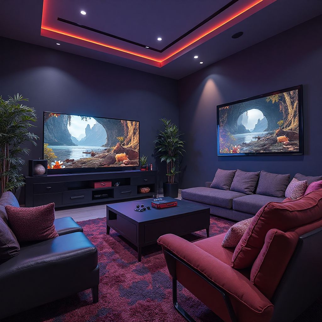 Console gaming lounge